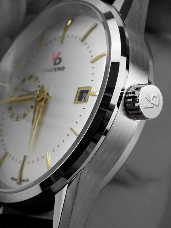 Luxury  Sapphire Glass Stainless Steel Mechanical Watch Waterproof 100M