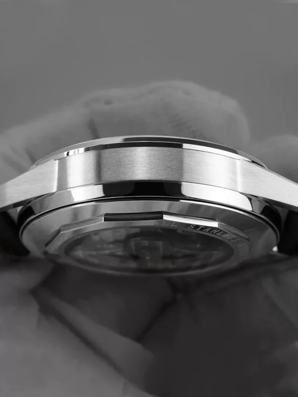 Luxury  Sapphire Glass Stainless Steel Mechanical Watch Waterproof 100M