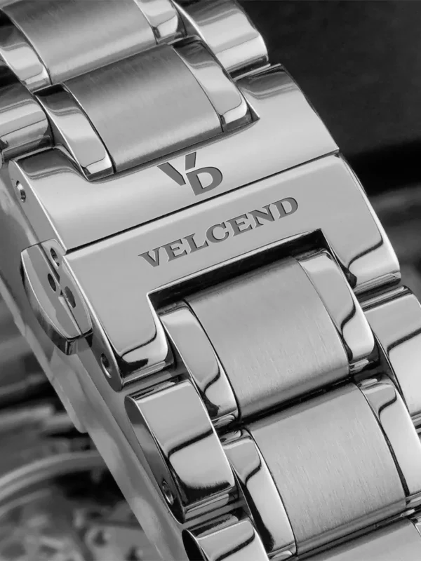 Slim Design Mechanical Watch Men Stainless Steel Sapphire Glass Business