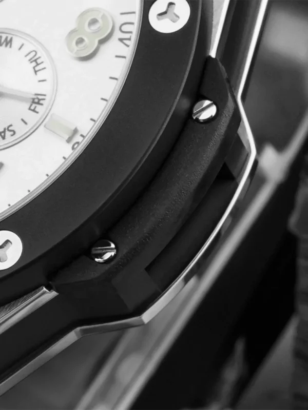 Custom Luxury Man  Calendar Mechanical Watch Luminous Pointer