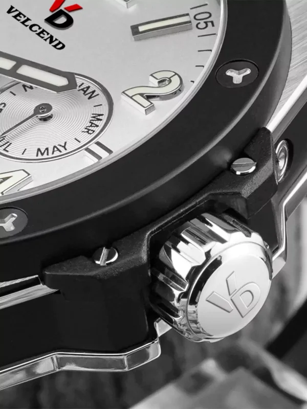 Custom Luxury Man  Calendar Mechanical Watch Luminous Pointer