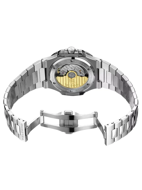 Japan 9015 Automatic Movement Anti-Scratch Watch Waterproof 100M Sapphire Crystal