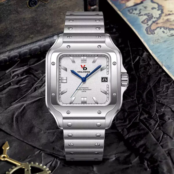 Mechanical Watch Men Automatic Movement Waterproof 100M Sapphire Glass