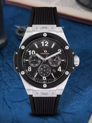 Custom Luxury Man  Calendar Mechanical Watch Luminous Pointer
