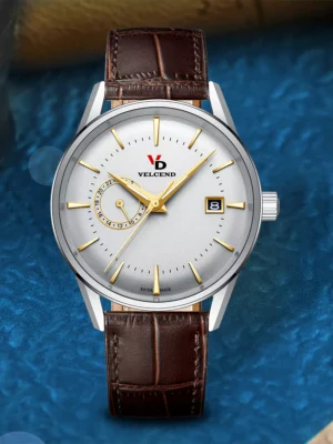Luxury  Sapphire Glass Stainless Steel Mechanical Watch Waterproof 100M VD2210ML-GOLD