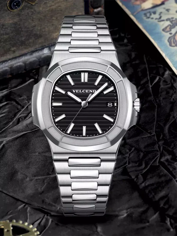 Japan 9015 Automatic Movement Anti-Scratch Watch Waterproof 100M Sapphire Crystal