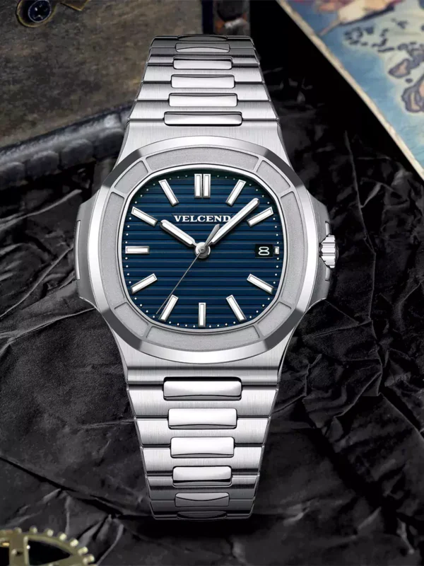 Japan 9015 Automatic Movement Anti-Scratch Watch Waterproof 100M Sapphire Crystal