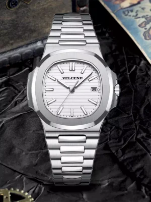Japan 9015 Automatic Movement Anti-Scratch Watch Waterproof 100M Sapphire Crystal