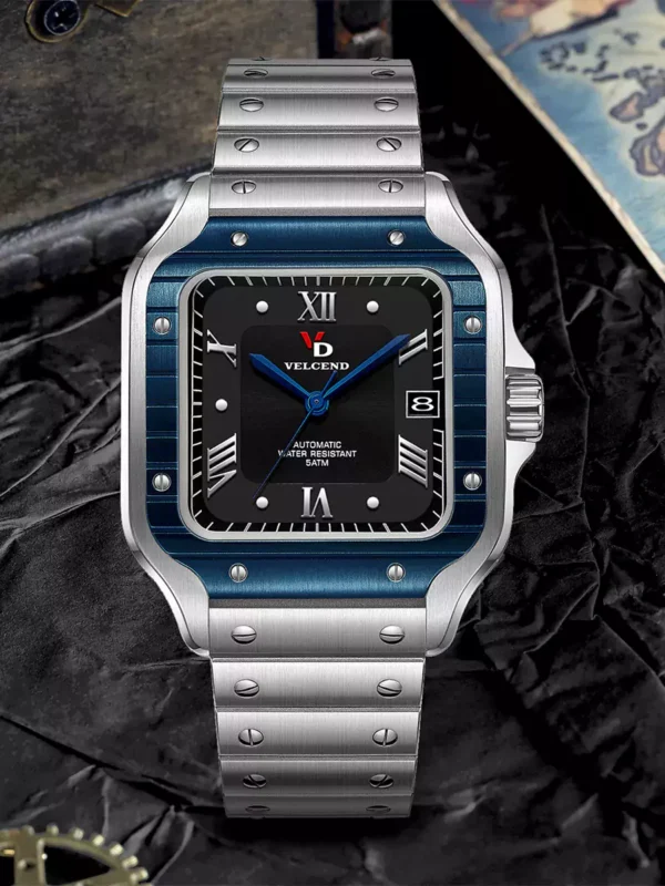 Mechanical Watch Men Automatic Movement Waterproof 100M Sapphire Glass