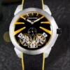 Silicon Strap Auotomatic Skeletonized Seagull Movement Manufactured