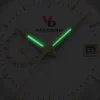 Luxury  Sapphire Glass Stainless Steel Mechanical Watch Waterproof 100M