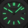 Japan 9015 Automatic Movement Anti-Scratch Watch Waterproof 100M Sapphire Crystal