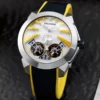 Silicon Strap Auotomatic Skeletonized Seagull Movement Manufactured