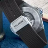 Custom Luxury Man  Calendar Mechanical Watch Luminous Pointer
