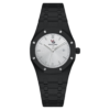 Pure Black Stainless Steel VJ12 Elegant Watch for Women 38mm VD2201LS
