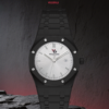 Pure Black Stainless Steel VJ12 Elegant Watch for Women 38mm VD2201LS