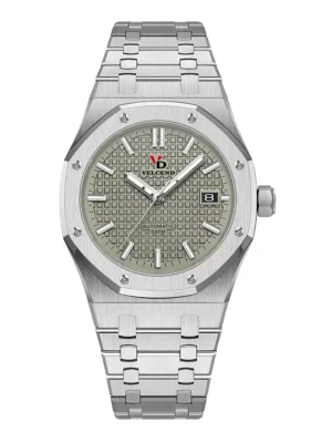 Full Stainless Steel Automatic Mechanical Men's Watch Business Style Luxury Watch VD2201MS-GY