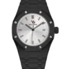 Pure Black Stainless Steel Seiko NH35 Mechanical Watch for Men 42mm VD2201MSB