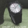 Stainless Steel Seiko NH35 Mechanical Watch for Men 42mm Pure Black