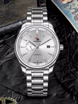 Seiko NH35 Mechanical Watch Men Stainless Steel Sapphire Glass Business VD2206MS-WT