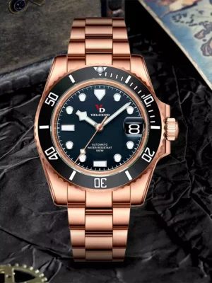 Multifunctional Chronograph Bulo Men Watch Design Custom Men OEM Aaccept VD2203MSB-RG-GY