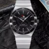 Automatic Stone Texture Dial Men Watch VD2202MS-BK